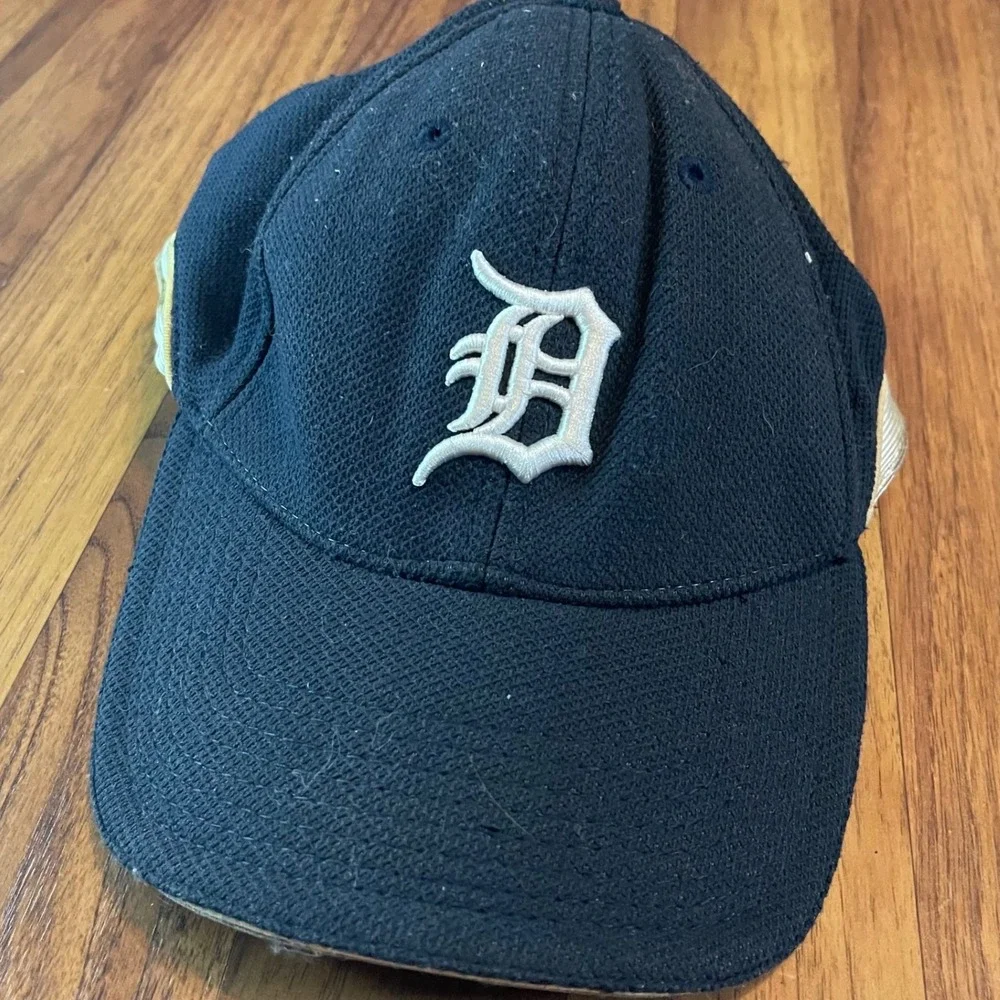 New Era Detroit Tigers MLB Batting Practice Hat Mens Small-Medium Navy Blue Cap